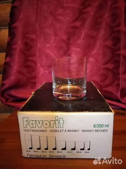 Фужеры бокалы Богемия