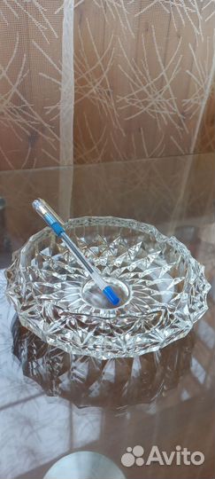 Хрустальная пепельница