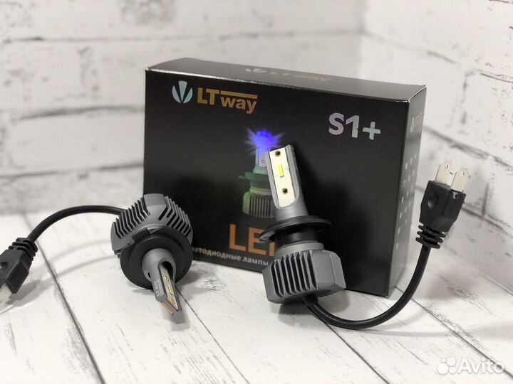 Светодиодные лампы LightWay S1 Plus + H7