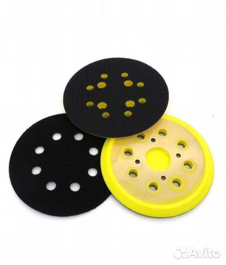 Подошва для шлифмашин 125 мм., 4 отверстия