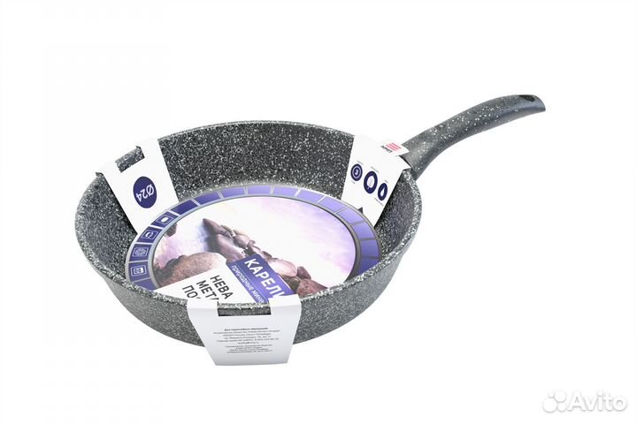 Сковорода Карелия литая Нева Металл Посуда 24-28