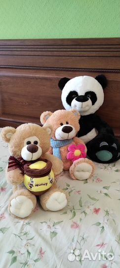Мягкие игрушки медведи