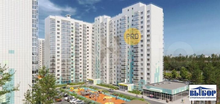 Квартира-студия, 28,7 м², 16/17 эт.