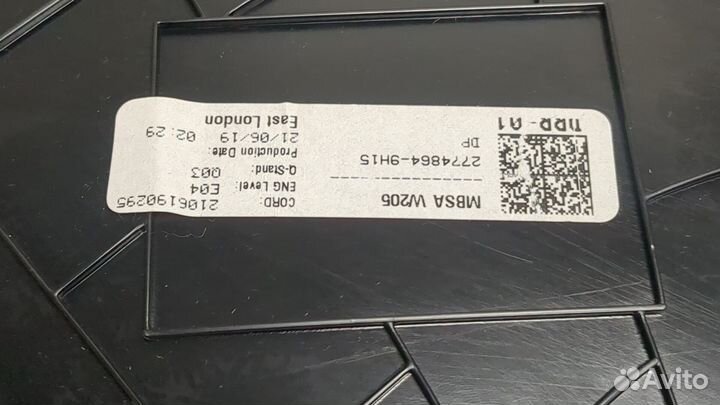 Дверная карта Mercedes C W205 2018, 2020