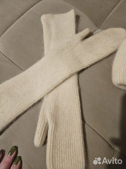 Шапка и снуд с рукавичками