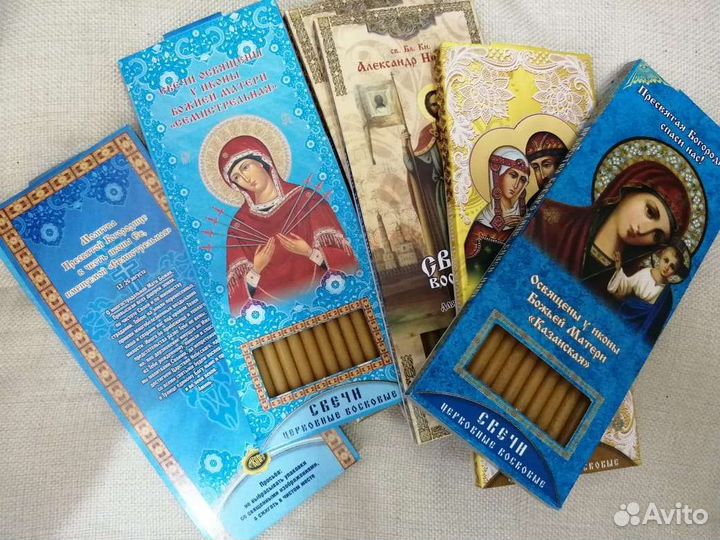 Восковые свечи набор