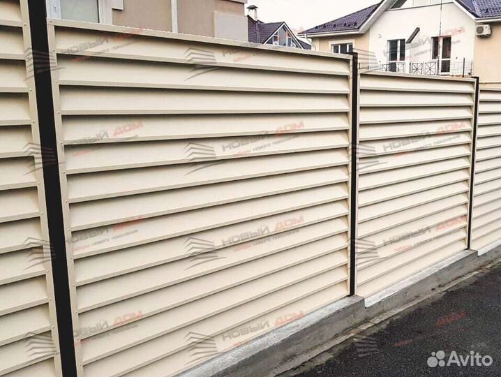 Забор жалюзи еврозабор