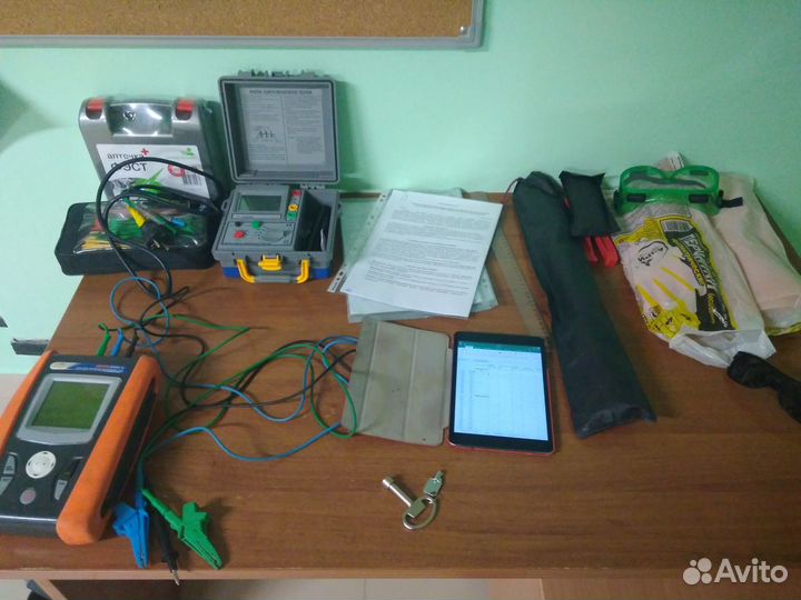 Электролаборатория (замер сопротивлений изоляции)