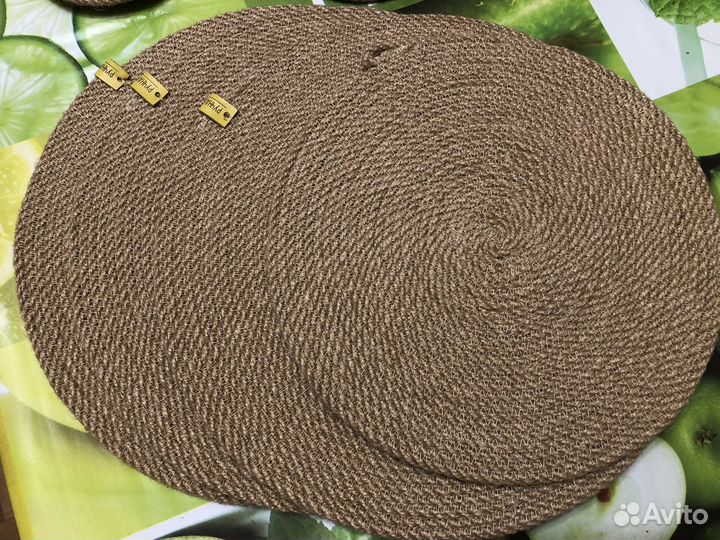 Салфетки сервировочные из джута