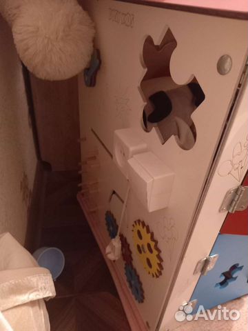 Бизиборд домик с освещением