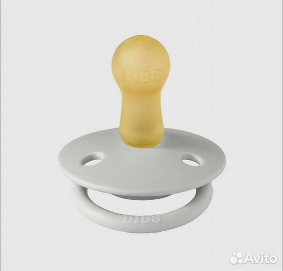 Соска-пустышка bibs De Lux Latex Cloud 0+