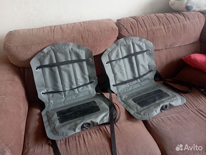 Надувное сиденье со спинкой из пвх