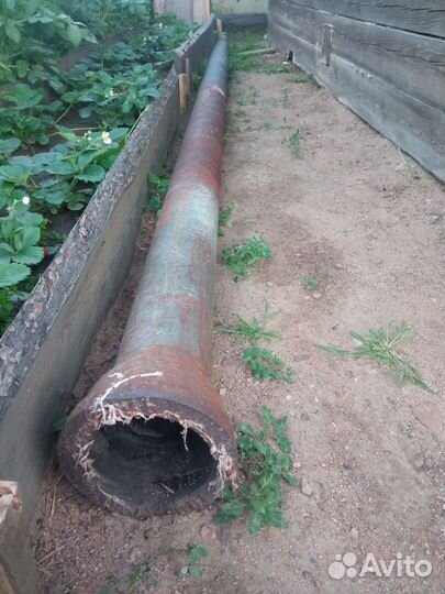 Труба толстостенная 100 мм, длина 3,40 м