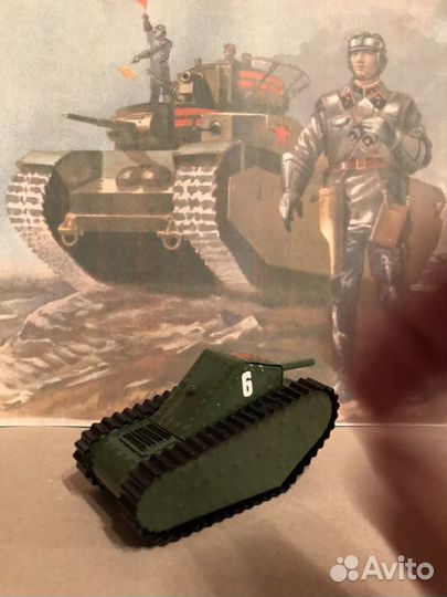 Танкетка. Военная техника. Солдатики СССР