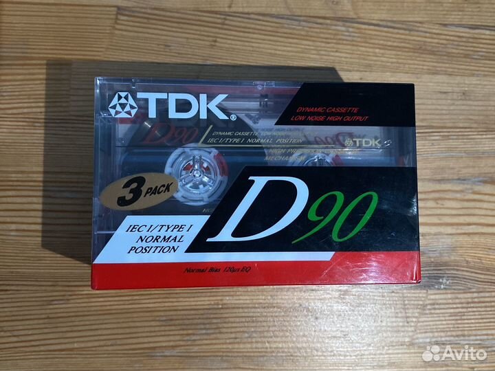 Аудиокассеты tdk d 90