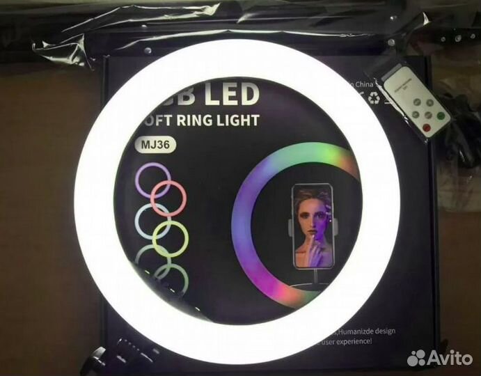 Кольцевая Лампа 36 См