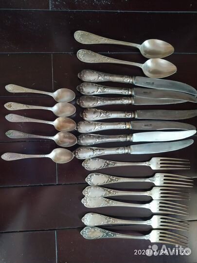 Столовые приборы мельхиор зиш и кольчугино бу