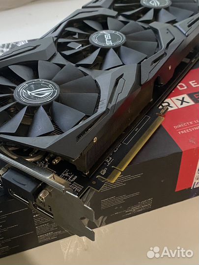 Видеокарта rx 580 asus rog strix 8gb идеал