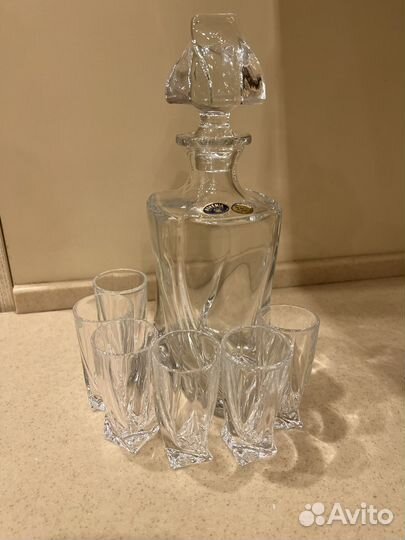 Графин Bogemia набор для коньяка