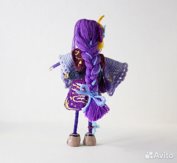 Райдэн геншин импакт. Ручная работа, крючком