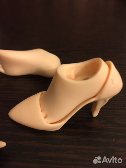 Каблучные стопы, туфли и кисть для бжд минифи