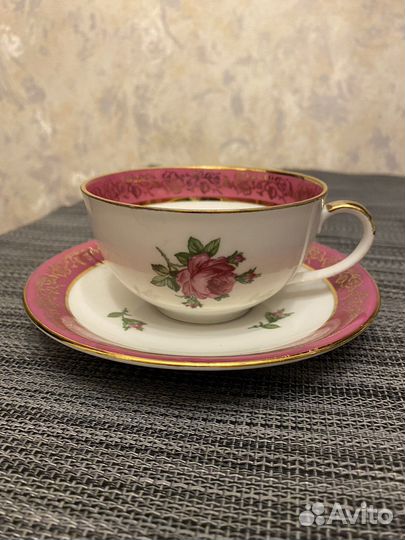 Чайная пара роза гдр