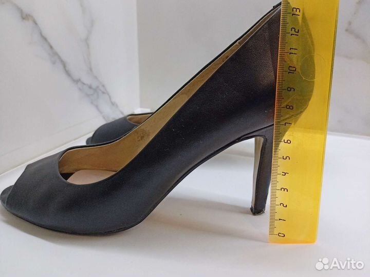 Туфли женские черные классические 36 на каблуке