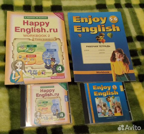 Английский, французский учебники