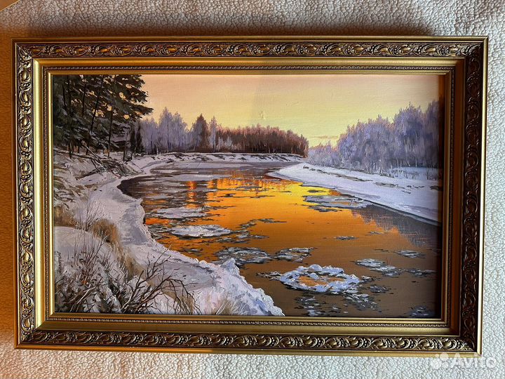 Картина маслом на холсте пейзаж