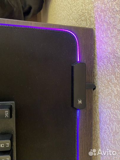 Комплект клавиатура мышь коврик наушники