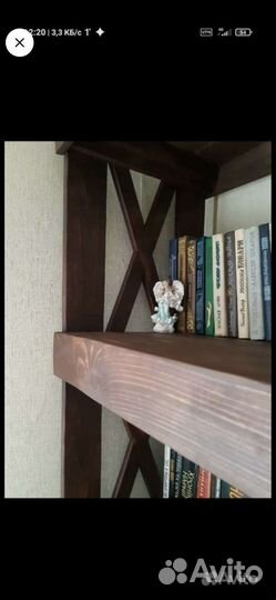 Деревянный стеллаж,полка,этажерка,стойка