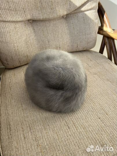 Зимняя шапка из натуральной норки, винтаж