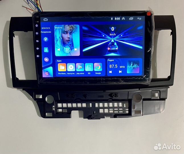 Магнитола 2 Дин android 2/32 mitsubishi lancer 10