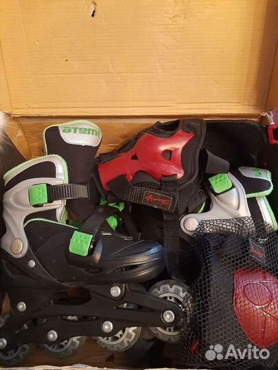 Роликовые коньки детские раздвижные