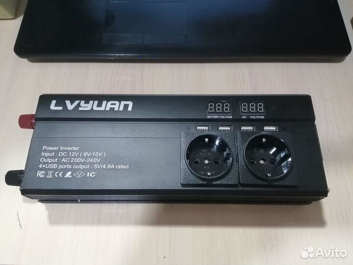 Автоинвертер lvyuan до1000 вт