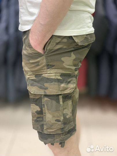Шорты Карго Мужские Catch Wave Камуфляж С35