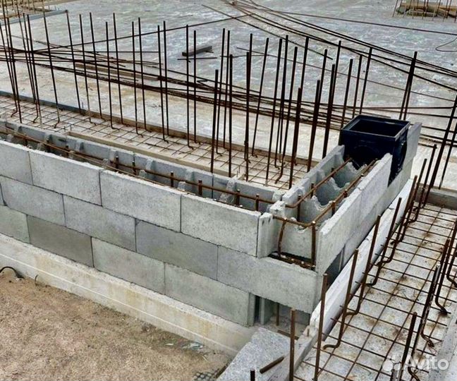 Ленточный фундамент Несъемная опалубка Велокс