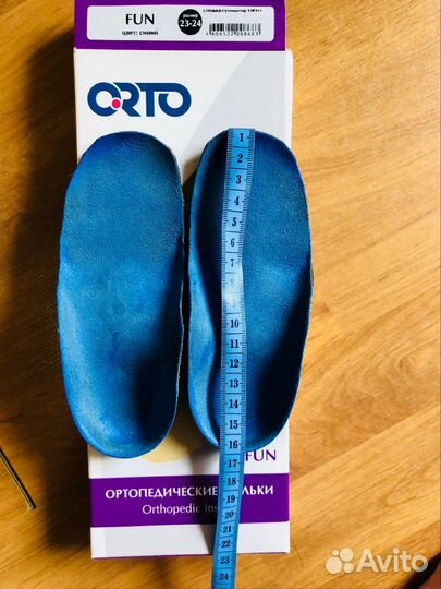 Детские ортопедические стельки Orto fun р.23-24