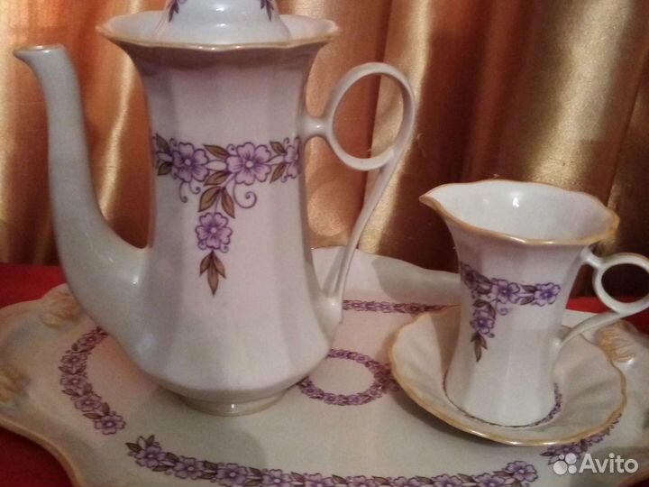 Кофейный сервиз СССР фарфор