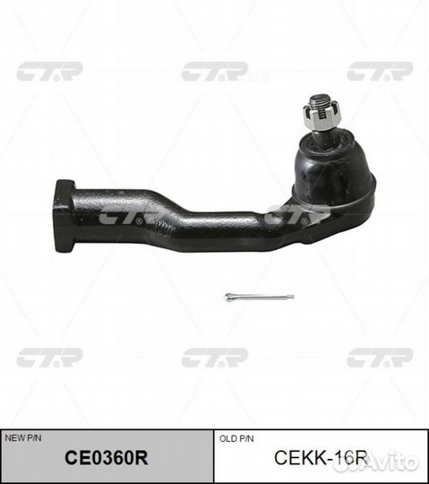 CTR CE0360R / cekk-16R Наконечник рулевой тяги пра