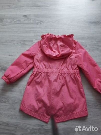 Парка ветровка для девочки 98