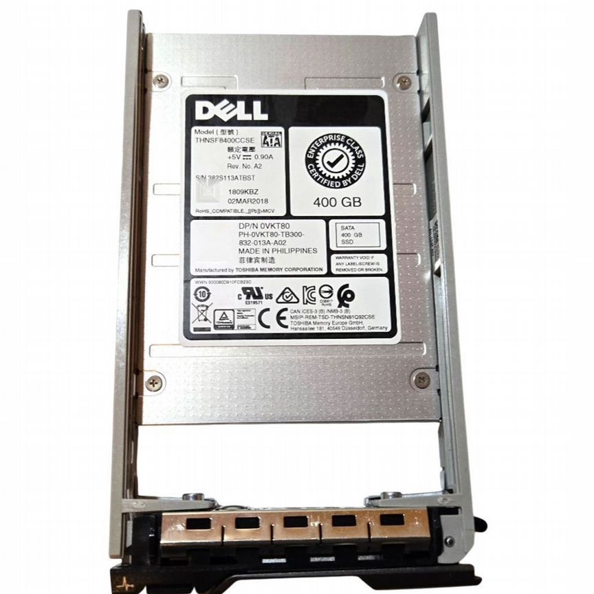 [VKT80] Жесткий Диск Dell 400gb Sata3 2,5" Ssd Vkt80