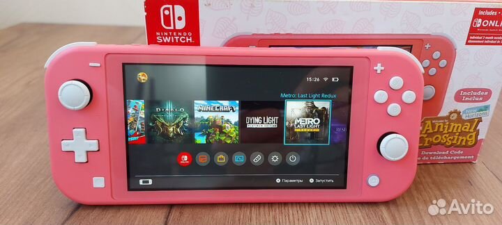 Прошитый Nintendo Switch Lite 32+128Gb Любые игры