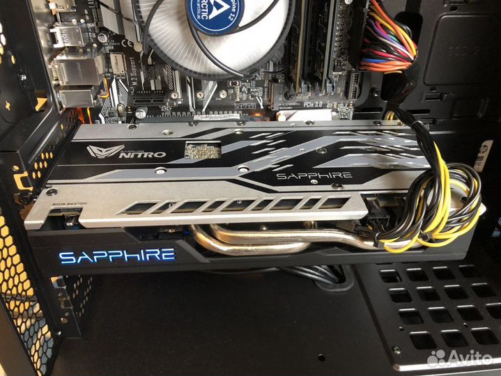 Видеокарта rx580 8gb sapphire nitro
