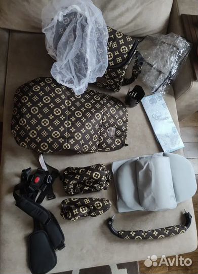 Коляска + кресло 3 в 1 bibikids