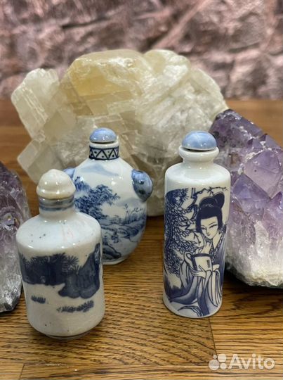 Комплект из трех пузырьков. Старый Китай