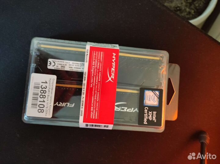 Kingston hyperx fury ddr4 16gb 3200