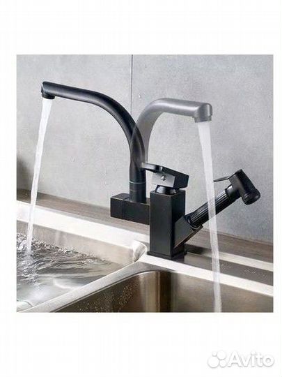 Смеситель для кухни с гибким изливом