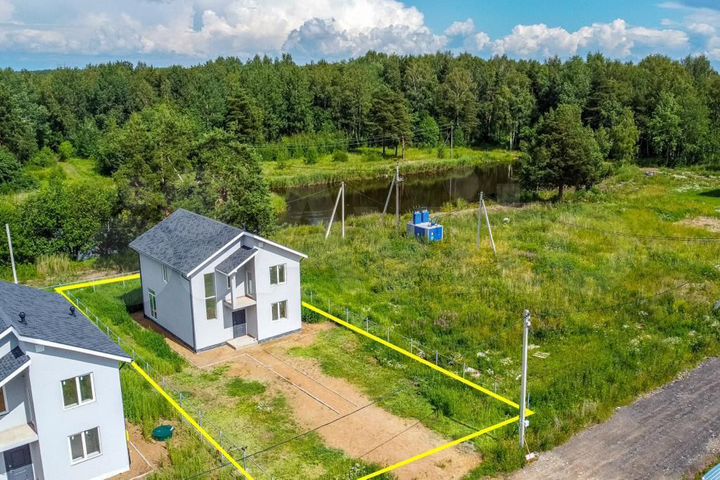 Дом 121,6 м² на участке 6 сот.