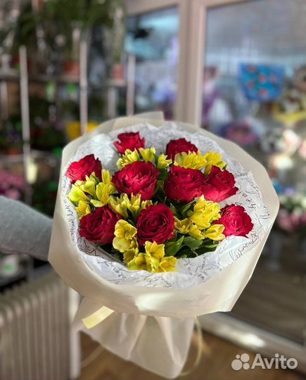 Живые цветы букеты